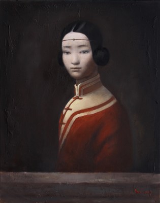 Yin Xin, Portrait d’une Chinoise d’après Léonard de Vinci. © Yin Xin